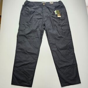 5.11 Tactical Mens Cargo Pants Black Ripstop Workwear 44x32 New NWT 74251